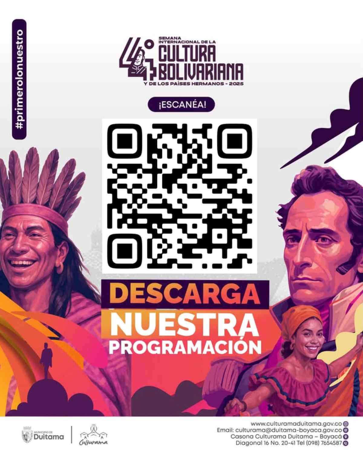 DUITAMA: 44a Semana Internacional de la Cultura Bolivariana y de los Países Hermanos 2025