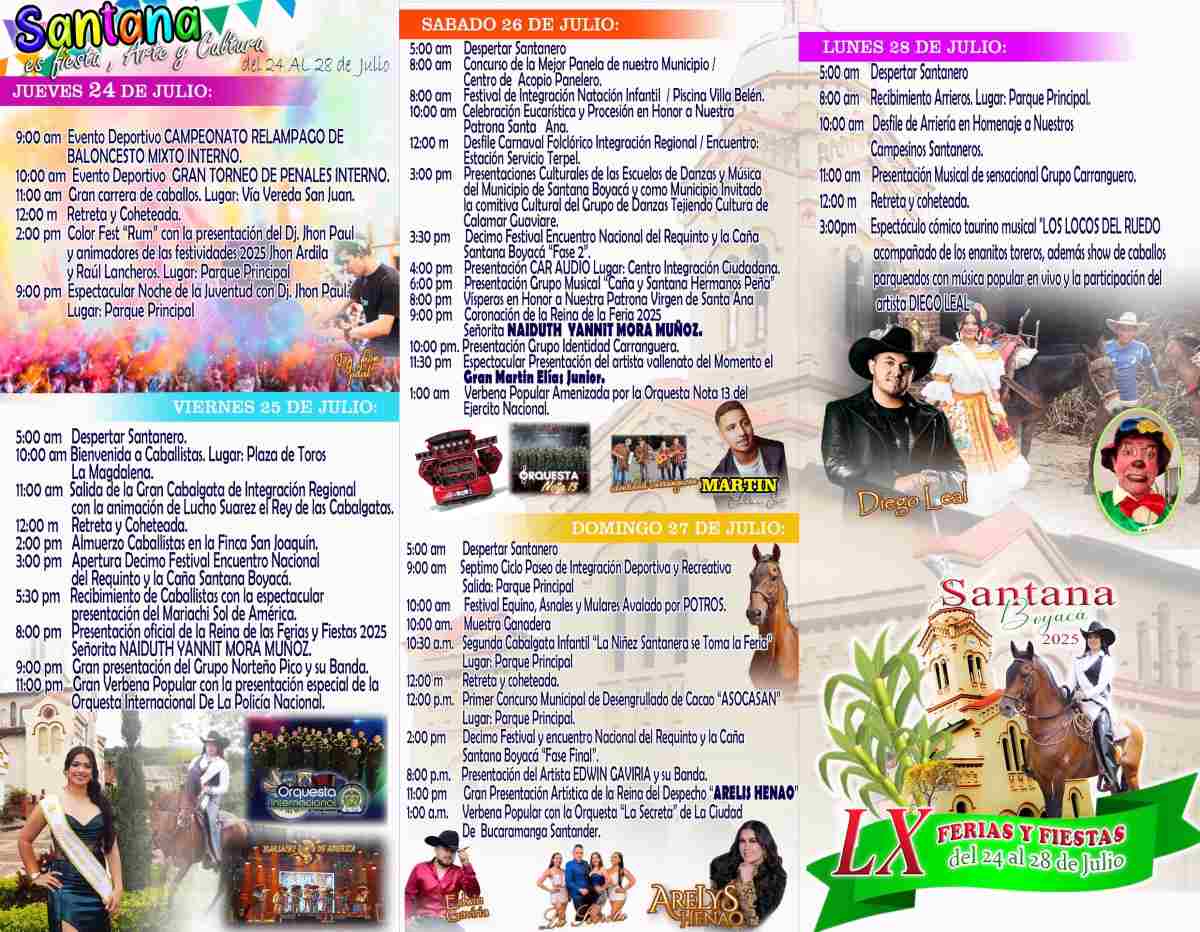 MARIPÍ: Ferias y Fiestas 2025