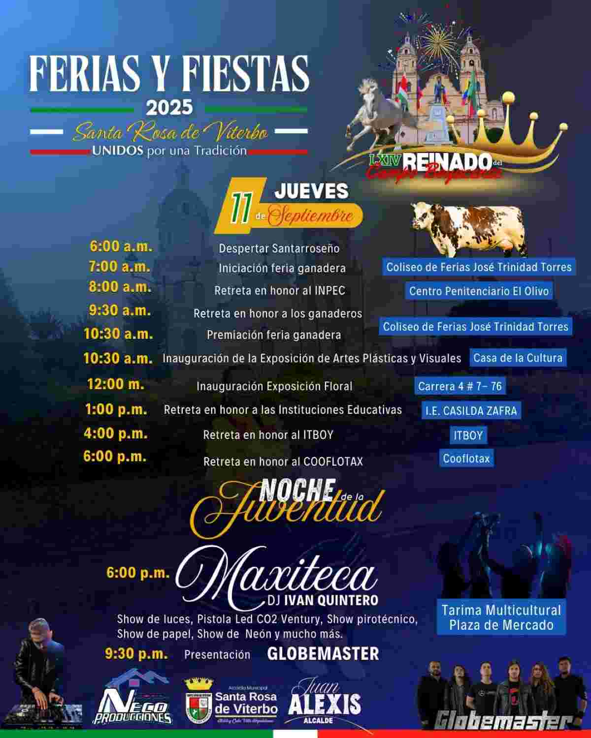 TIBASOSA: Ferias y Fiestas 2025