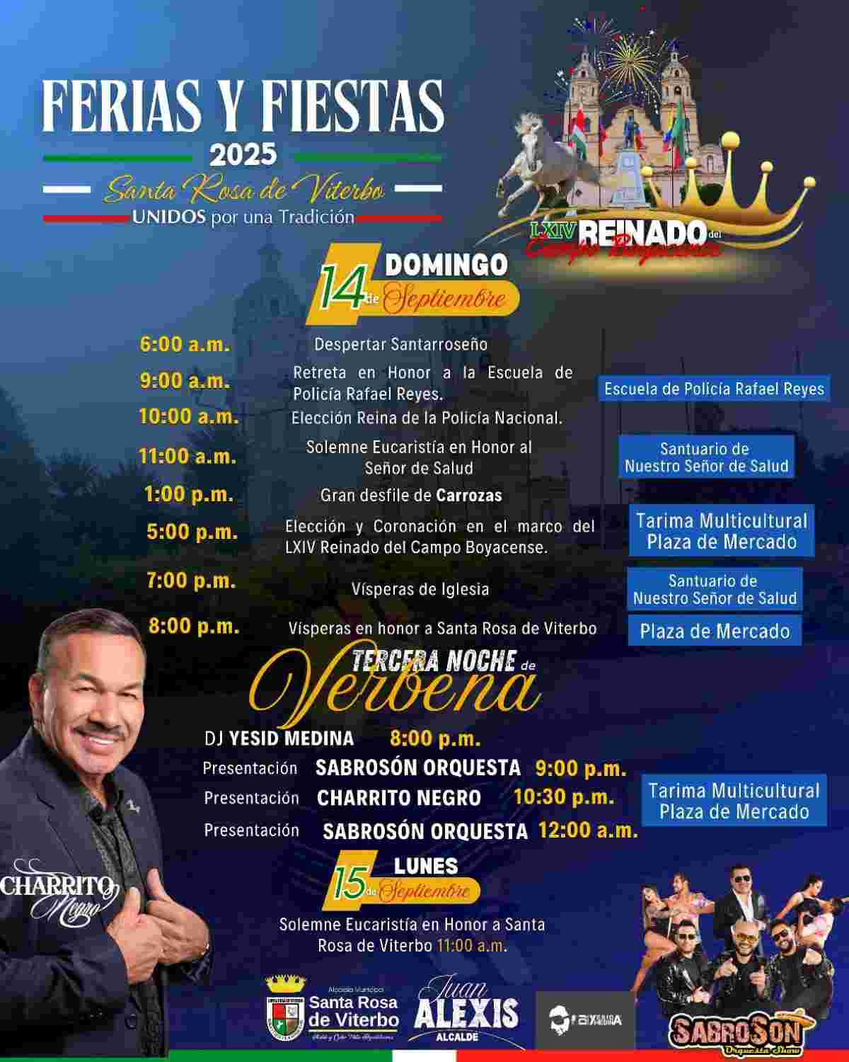 TIBASOSA: Ferias y Fiestas 2025