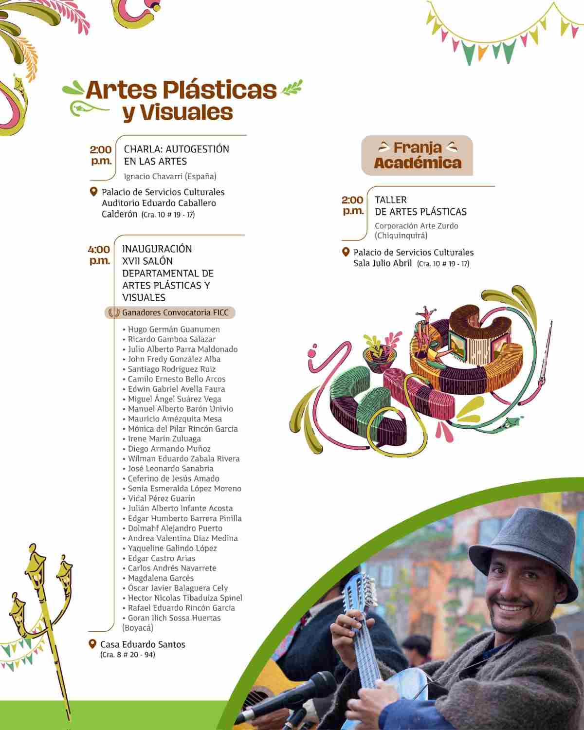 TUNJA: Programación FICC 2025 / sábado 25 de octubre