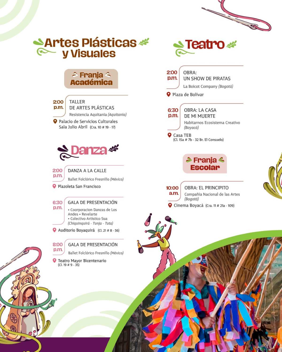 TUNJA: Programación FICC 2025 / martes 28 de octubre