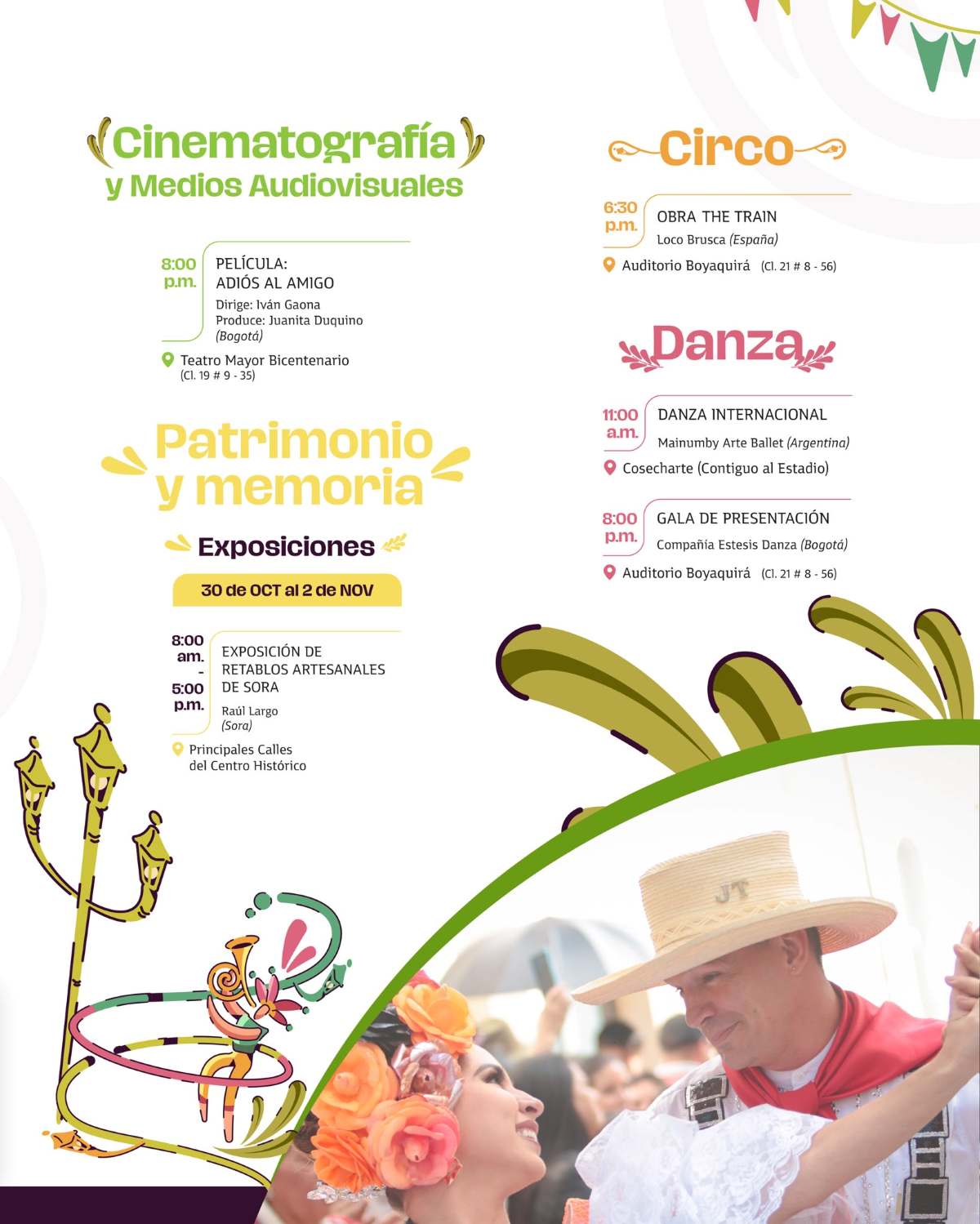 TUNJA: Programación FICC 2025 / sábado 1 de noviembre