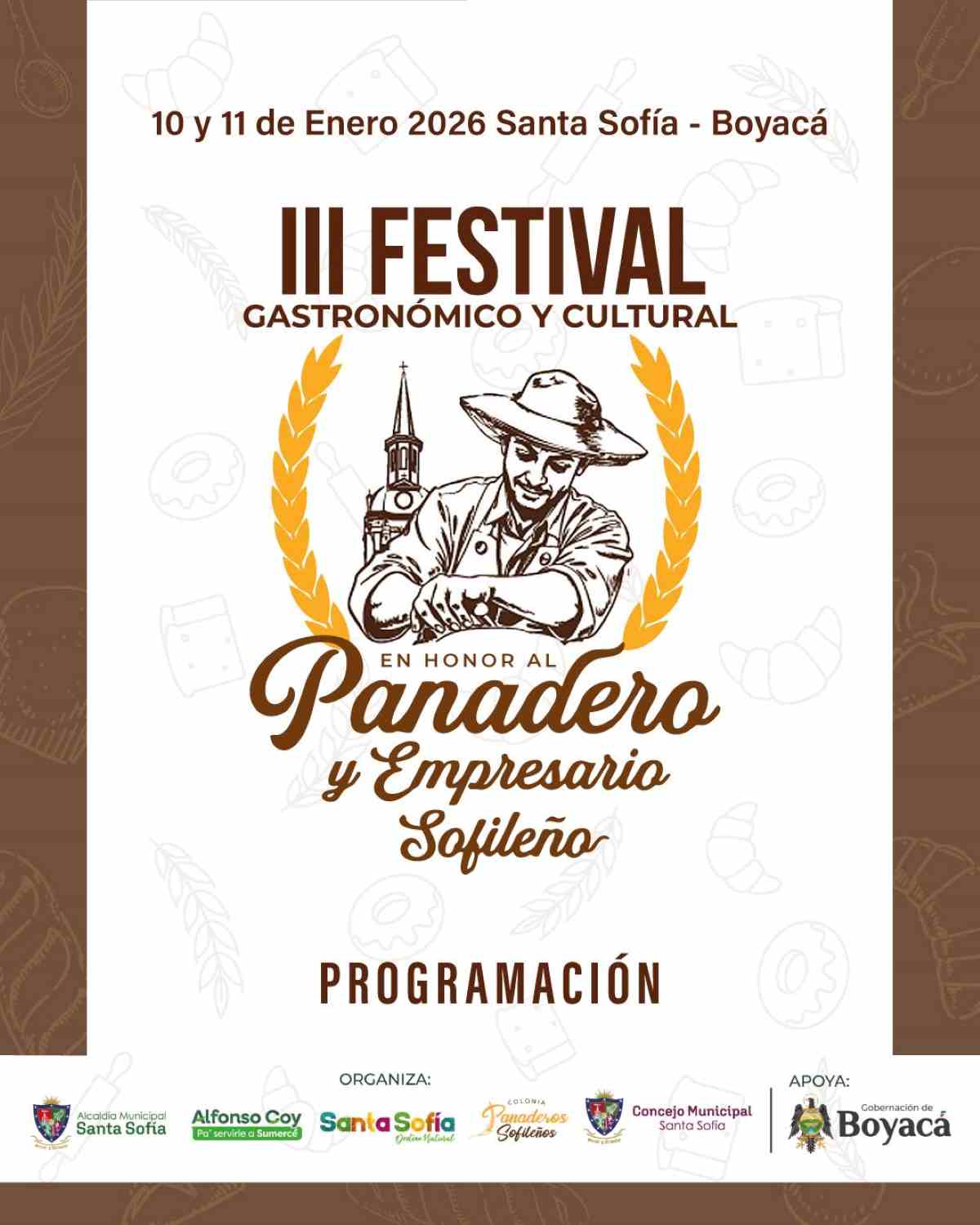 SANTA SOFÍA: 3er Festival Gastronómico y Cultural 2026