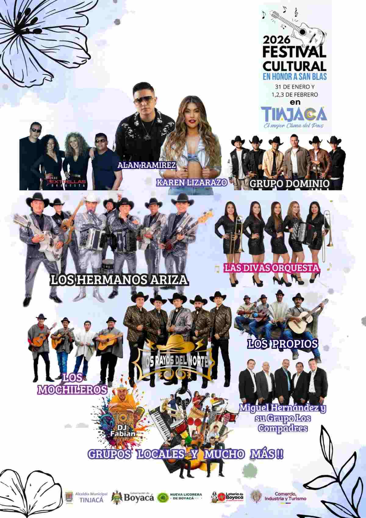 TINJACÁ: Festival Cultural en Honor a San Blas 2026