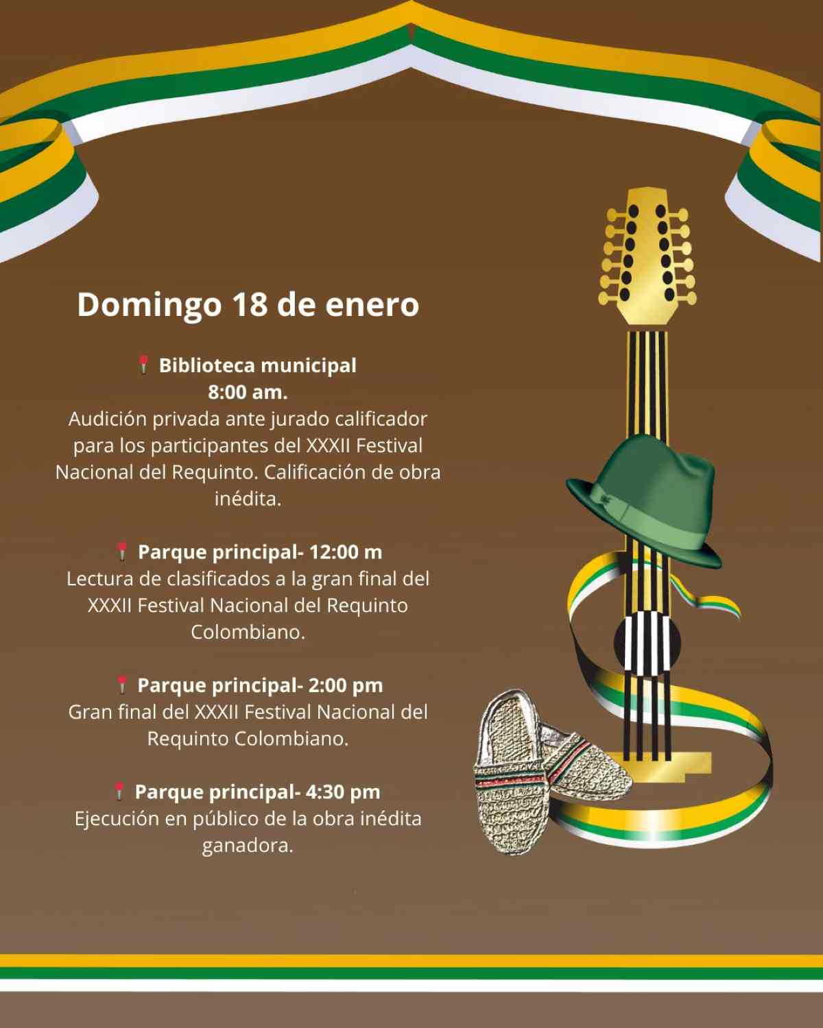 TUTA: 32° Festival Nacional del Requinto y la Poesía Costumbrista 2026