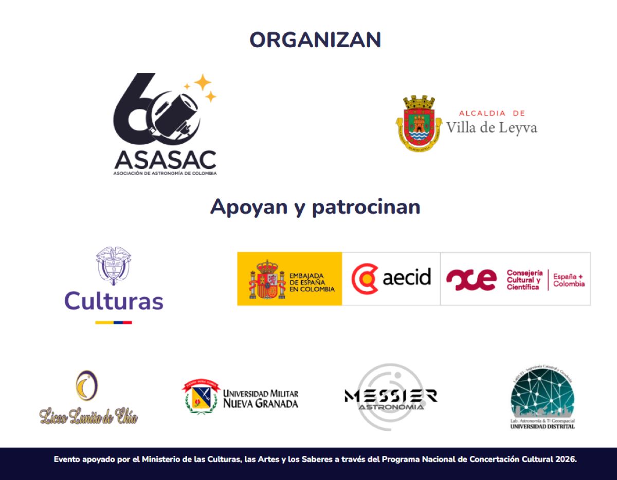 VILLA DE LEYVA: 29° Festival de Astronomía 2026