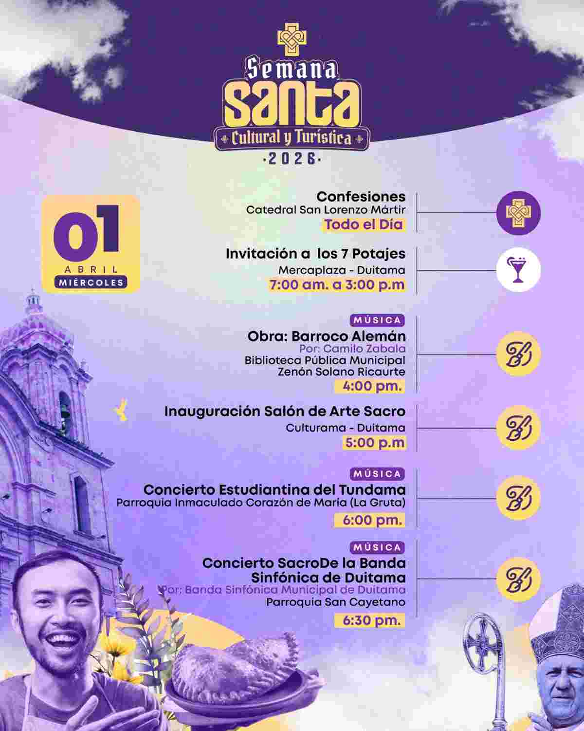 DUITAMA: Semana Santa, Cultural y Turística 2026