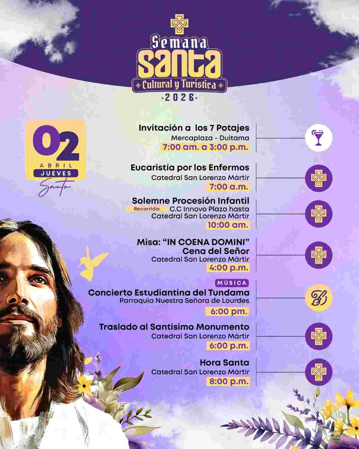 DUITAMA: Semana Santa, Cultural y Turística 2026
