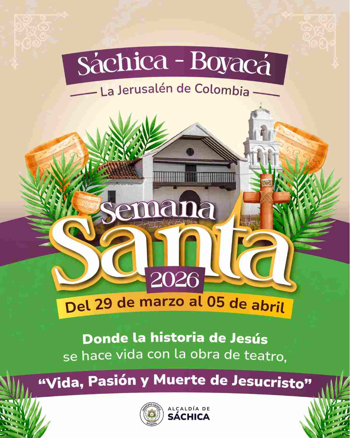 SÁCHICA: Semana Santa 2026