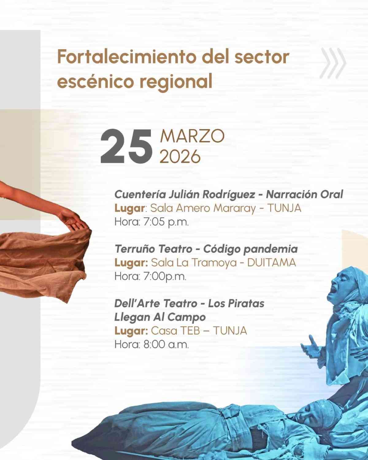 TUNJA: Conmemoración Dia Internacional del Teatro 2026