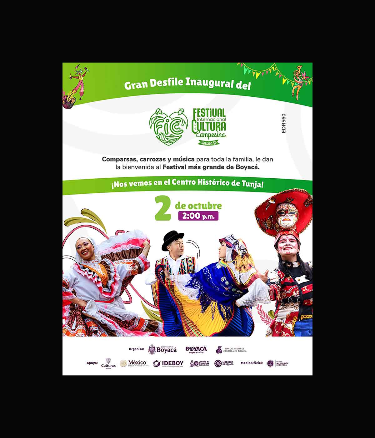 TUNJA: 52° Festival Internacional de la Cultura Campesina 2025 | ¡Gran Desfile Inaugural!