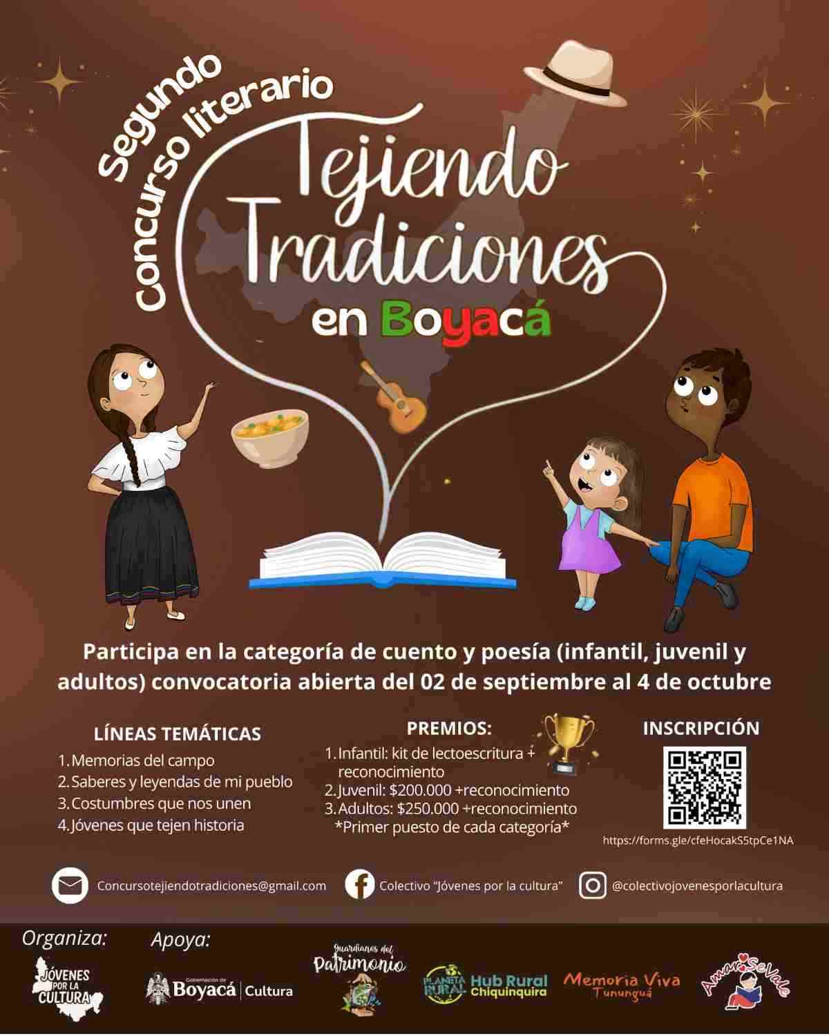 SAN MIGUEL DE SEMA: Concurso Literario "Tejiendo Tradiciones en Boyacá" 2025