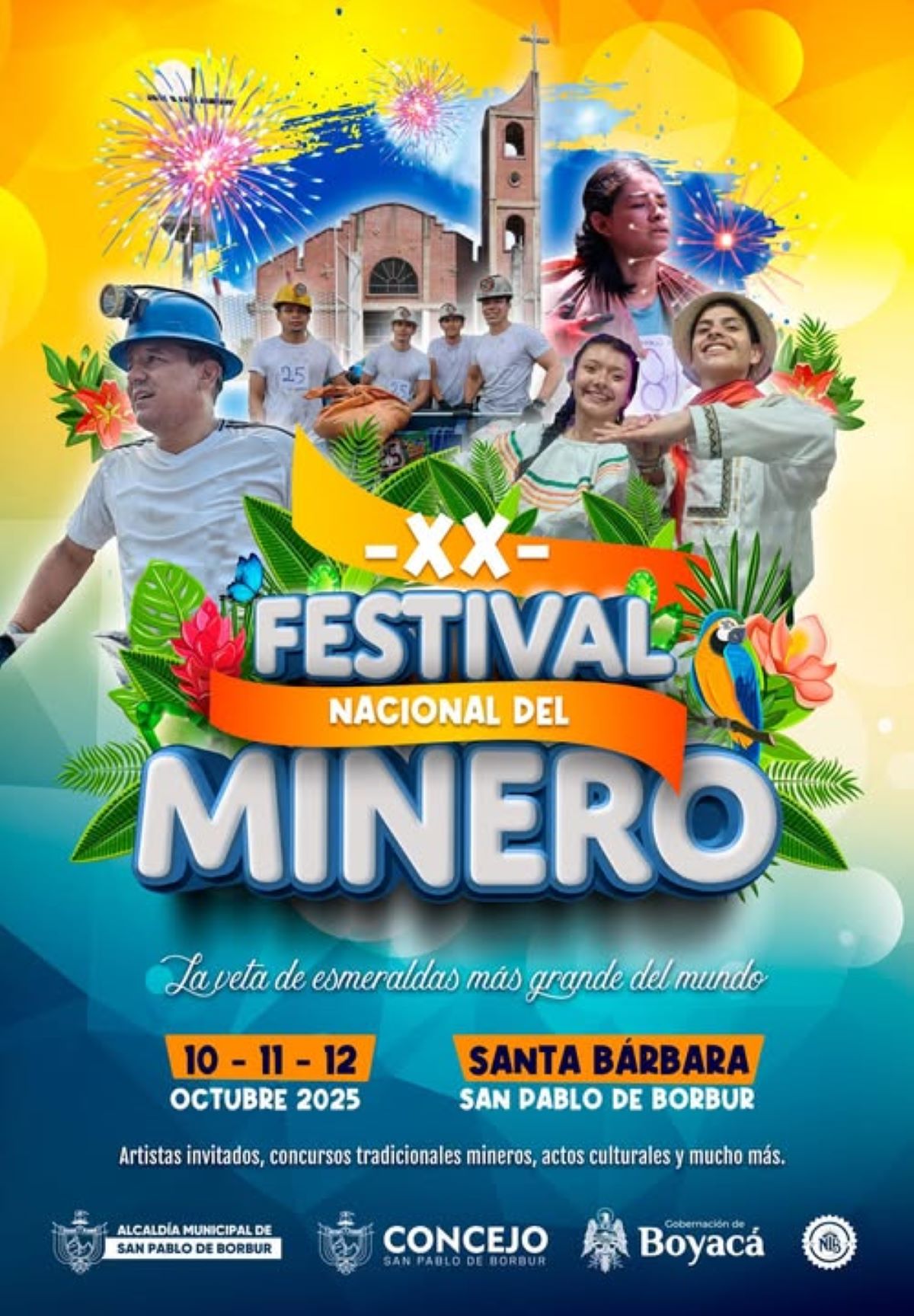 SAN PABLO DE BORBUR: 20° Festival Nacional del Minero 2025