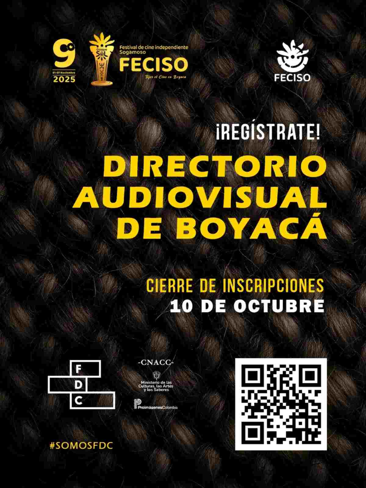 SOGAMOSO: Convocatoria a registrarse en el Directorio Audiovisual de Boyacá