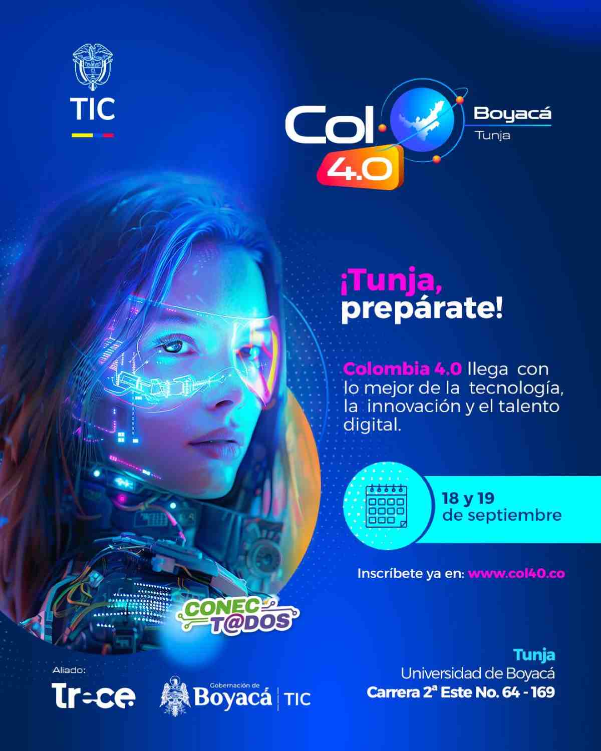 TUNJA: Colombia 4.0 - Territorios Digitales: el evento gratuito de tecnología más importante del país