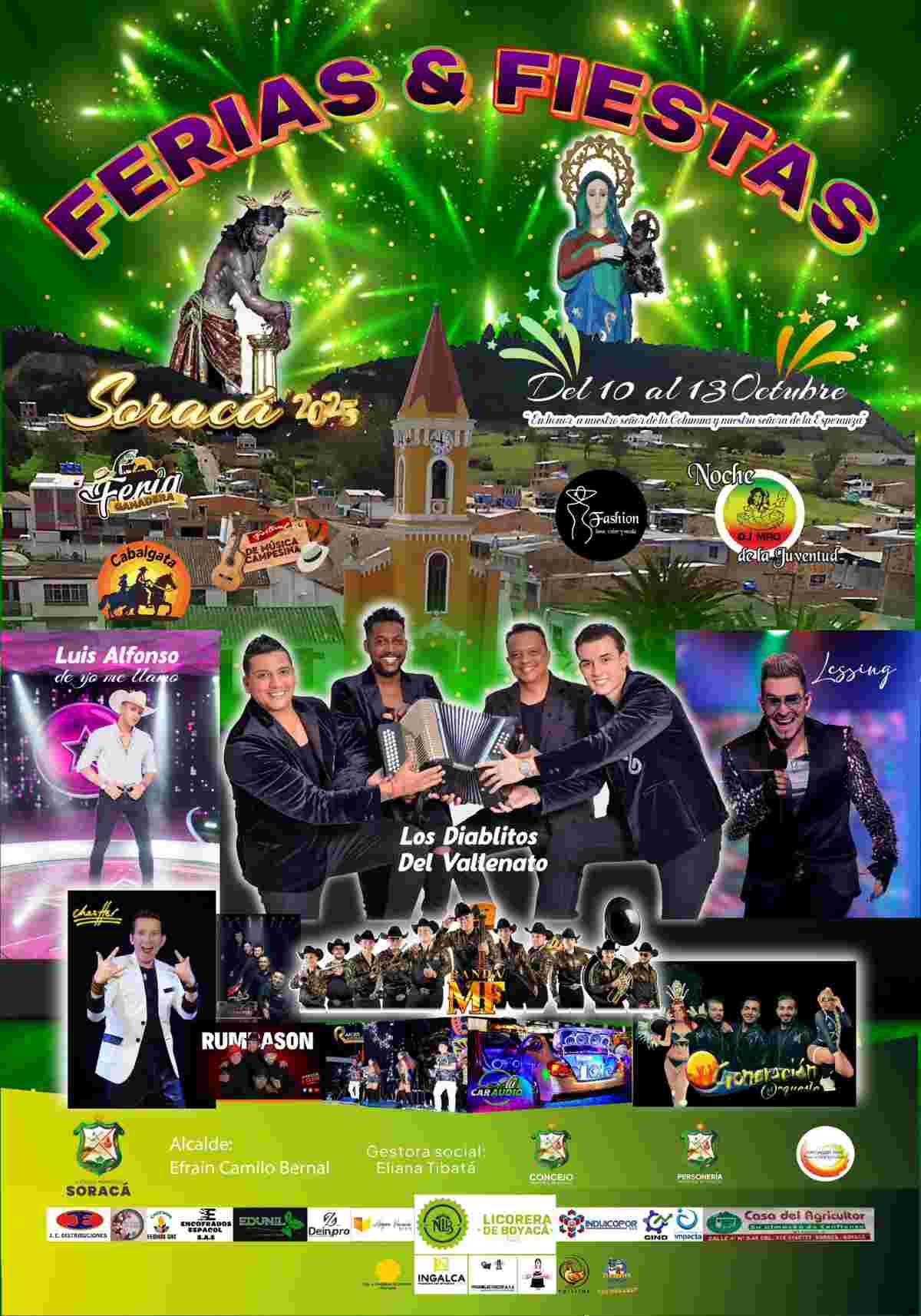 SORACÁ: Ferias y Fiestas 2025