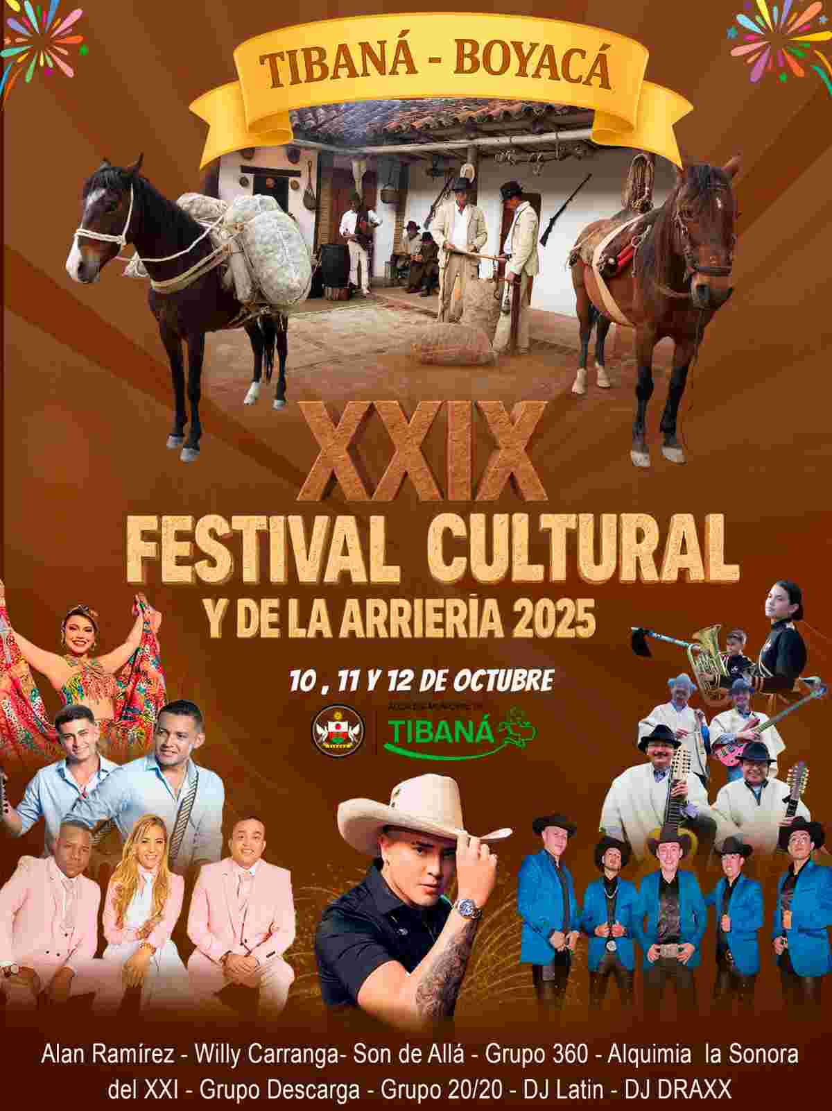 TIBANÁ: 29° Fetival Cultural y de la Arriería 2025