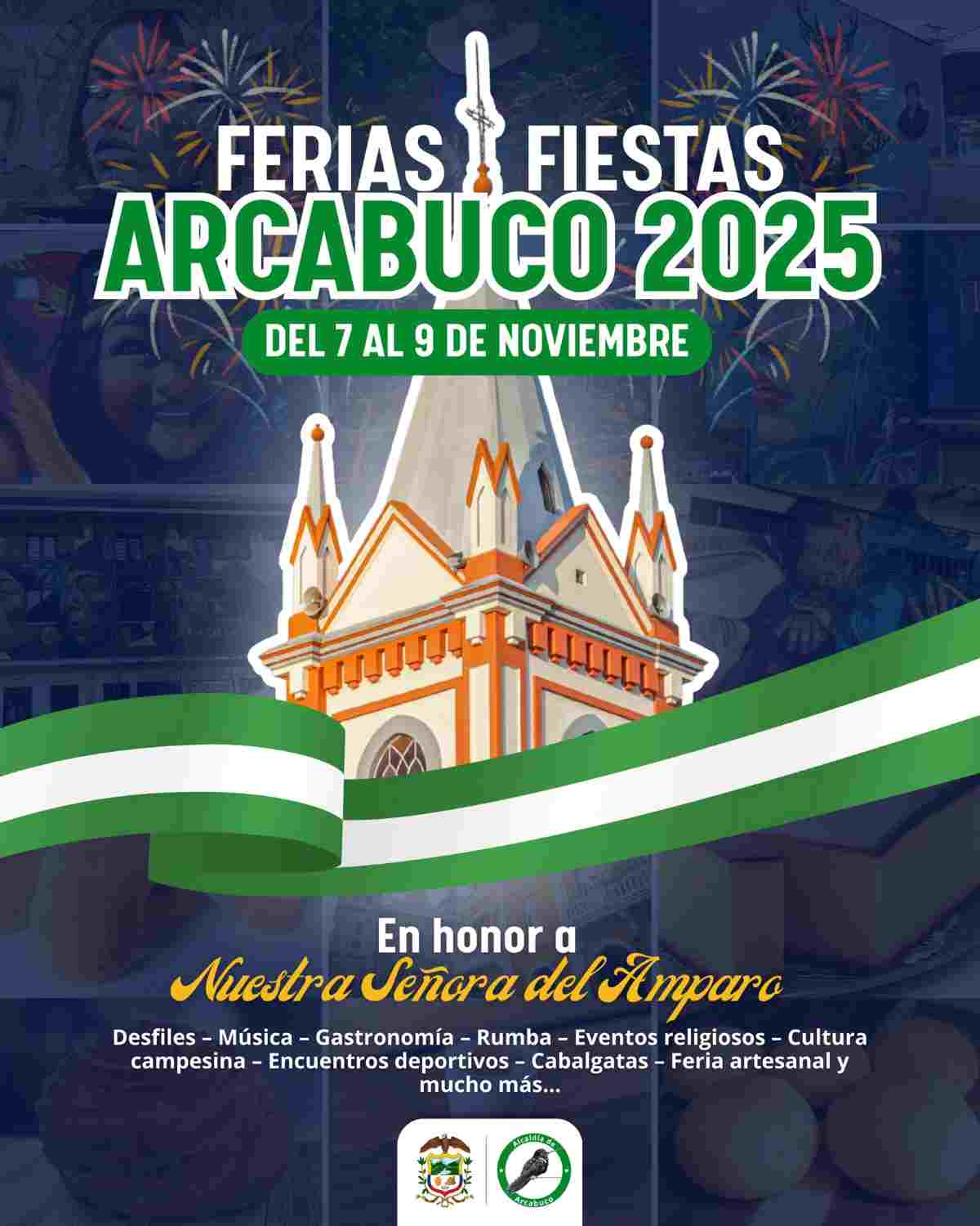 ARCABUCO: Ferias y Fiestas en Honor a Nuestra Señora del Amparo 2025