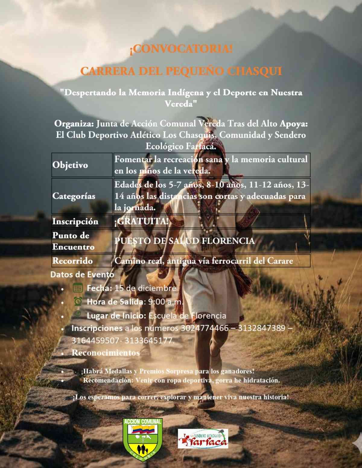 TUNJA: Carrera del Pequeño Chasqui