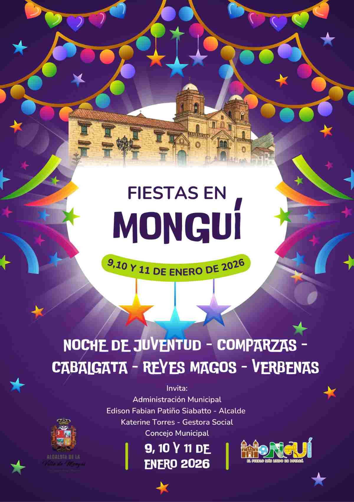 MONGUÍ: Tradicionales Fiestas de Reyes Magos 2026 MONGUÍ: Tradicionales Fiestas de Reyes Magos 2026