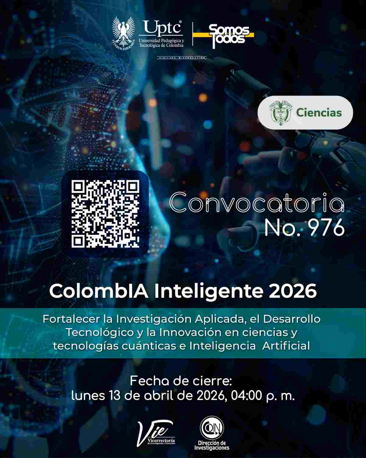 CONVOCATORIA: ColombIA Inteligente 2026 CONVOCATORIA: ColombIA Inteligente 2026