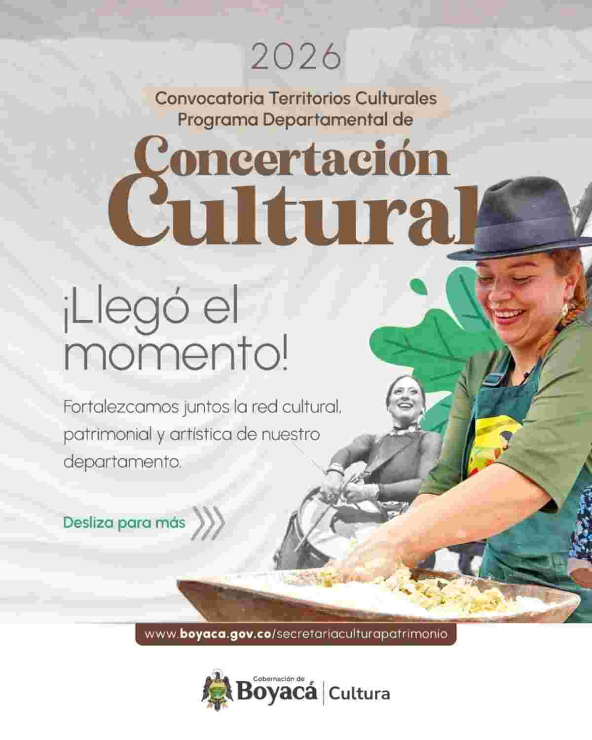 CONVOCATORIA Territorios Culturales 2026 – Programa Departamental de Concertación Cultural CONVOCATORIA Territorios Culturales 2026 - Programa Departamental de Concertación Cultural