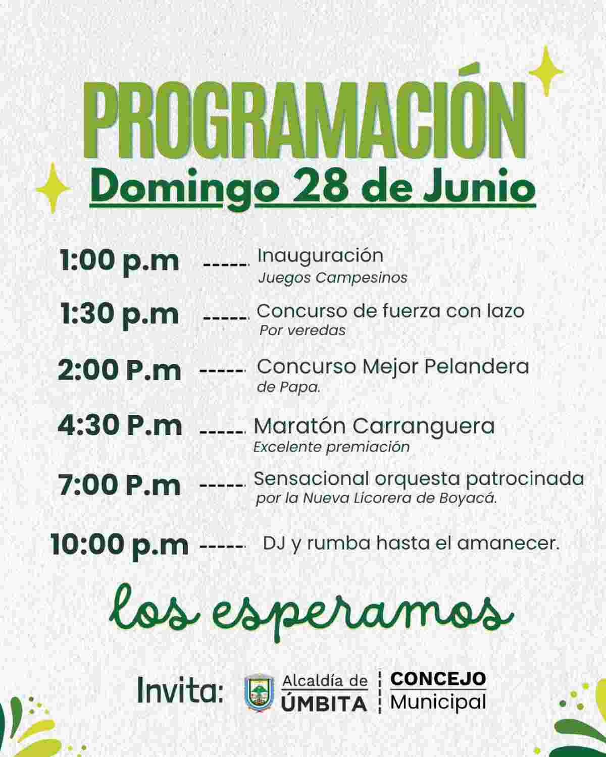 Disfruta de las tradicionales Ferias y Fiestas de Mitaca en Úmbita este 27 y 28 de junio de 2026. Conoce la programación ganadera, carranguera y cultural.