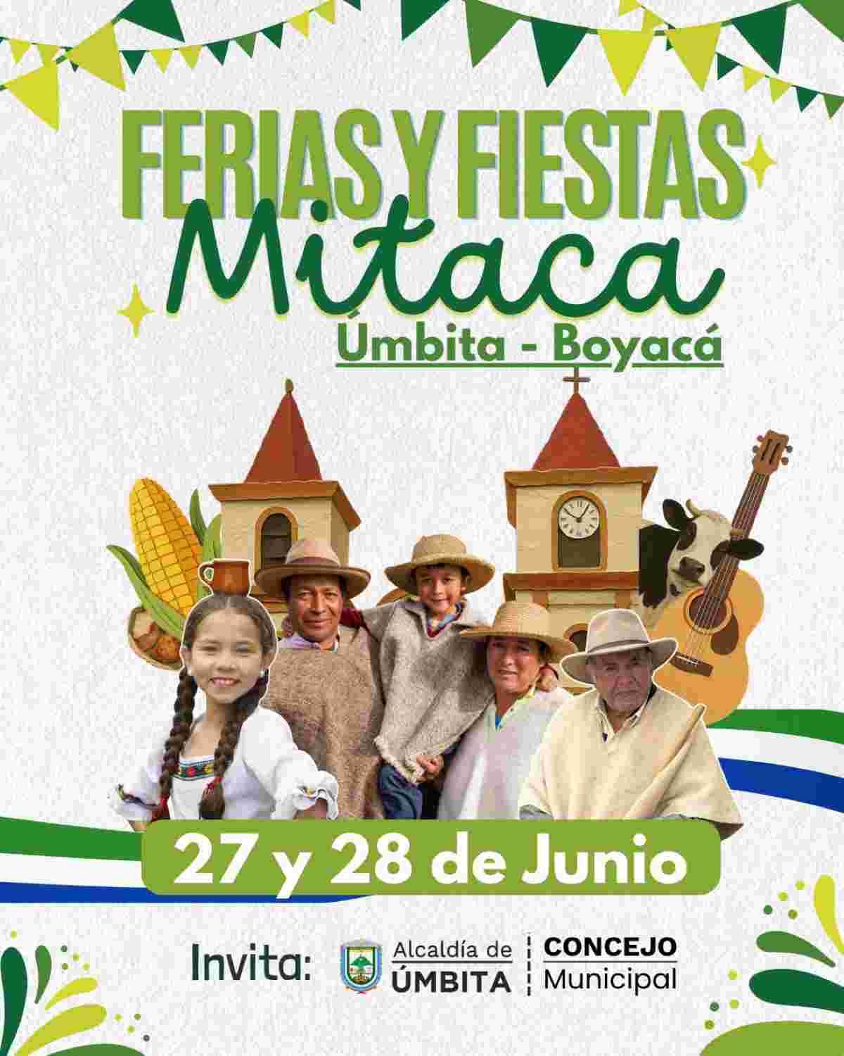 ÚMBITA: Programación de las Ferias y Fiestas de Mitaca 2026 Disfruta de las tradicionales Ferias y Fiestas de Mitaca en Úmbita este 27 y 28 de junio de 2026. Conoce la programación ganadera, carranguera y cultural.
