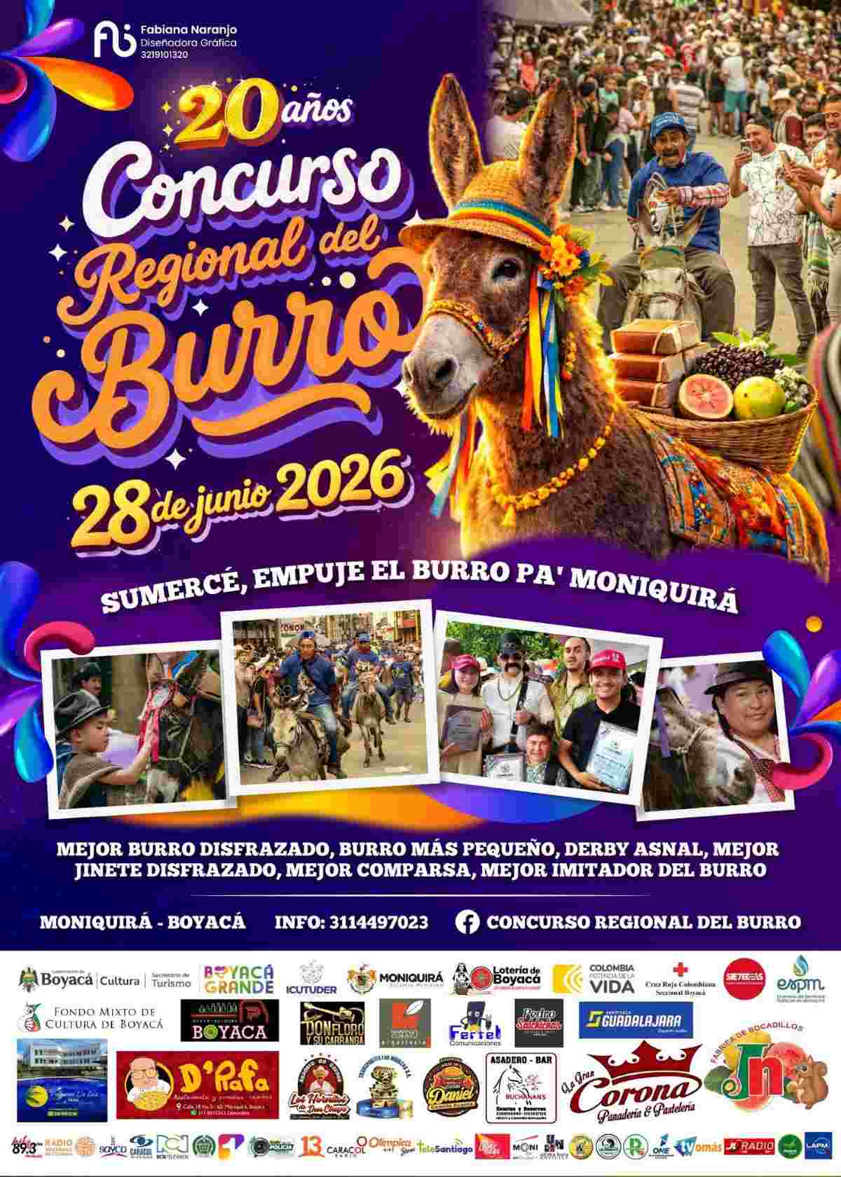 MONIQUIRÁ: Concurso Regional del Burro 2026