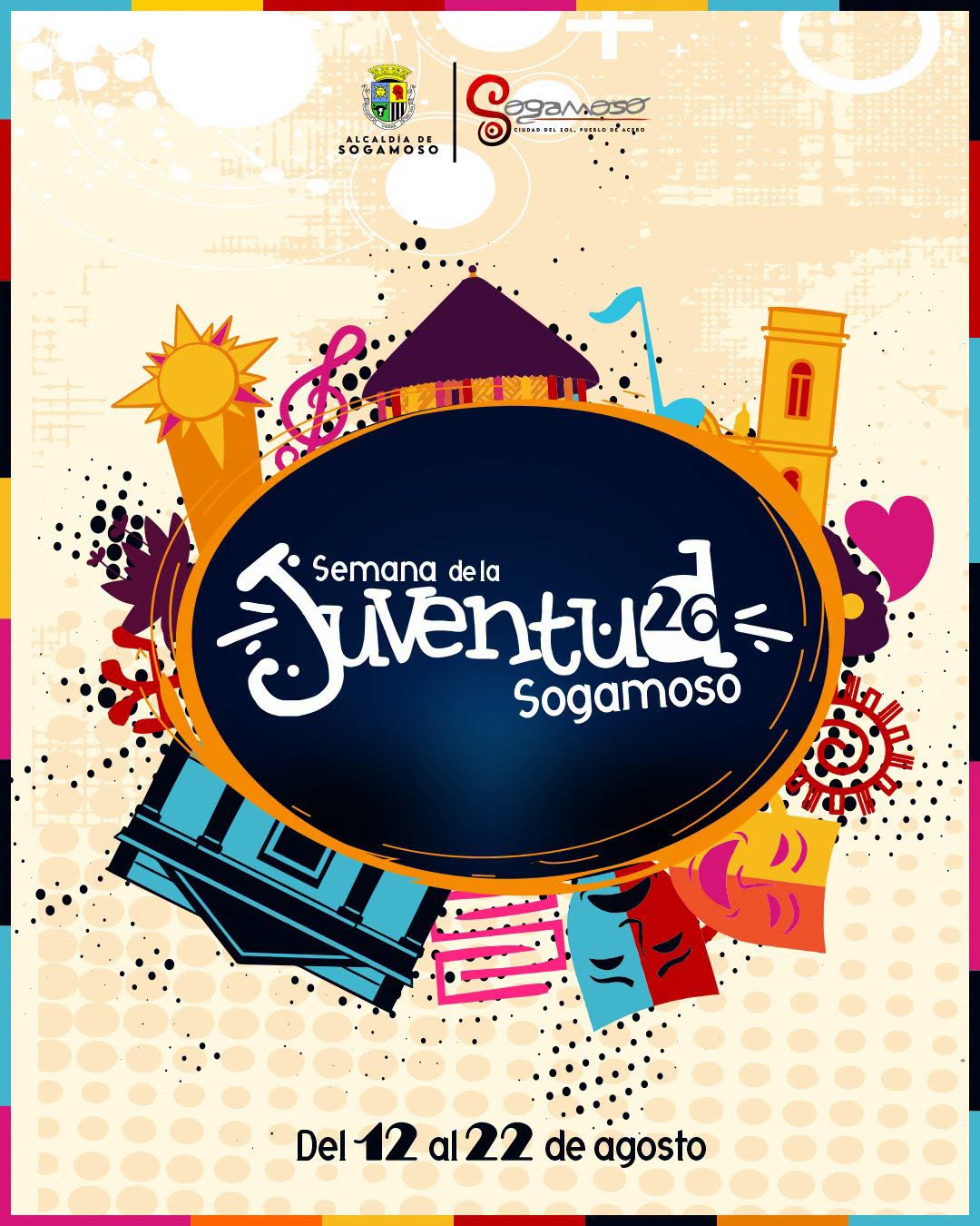 SOGAMOSO: Semana de la Juventud 2026 Afiche oficial de la Semana de la Juventud 2026 en Sogamoso, Boyacá.