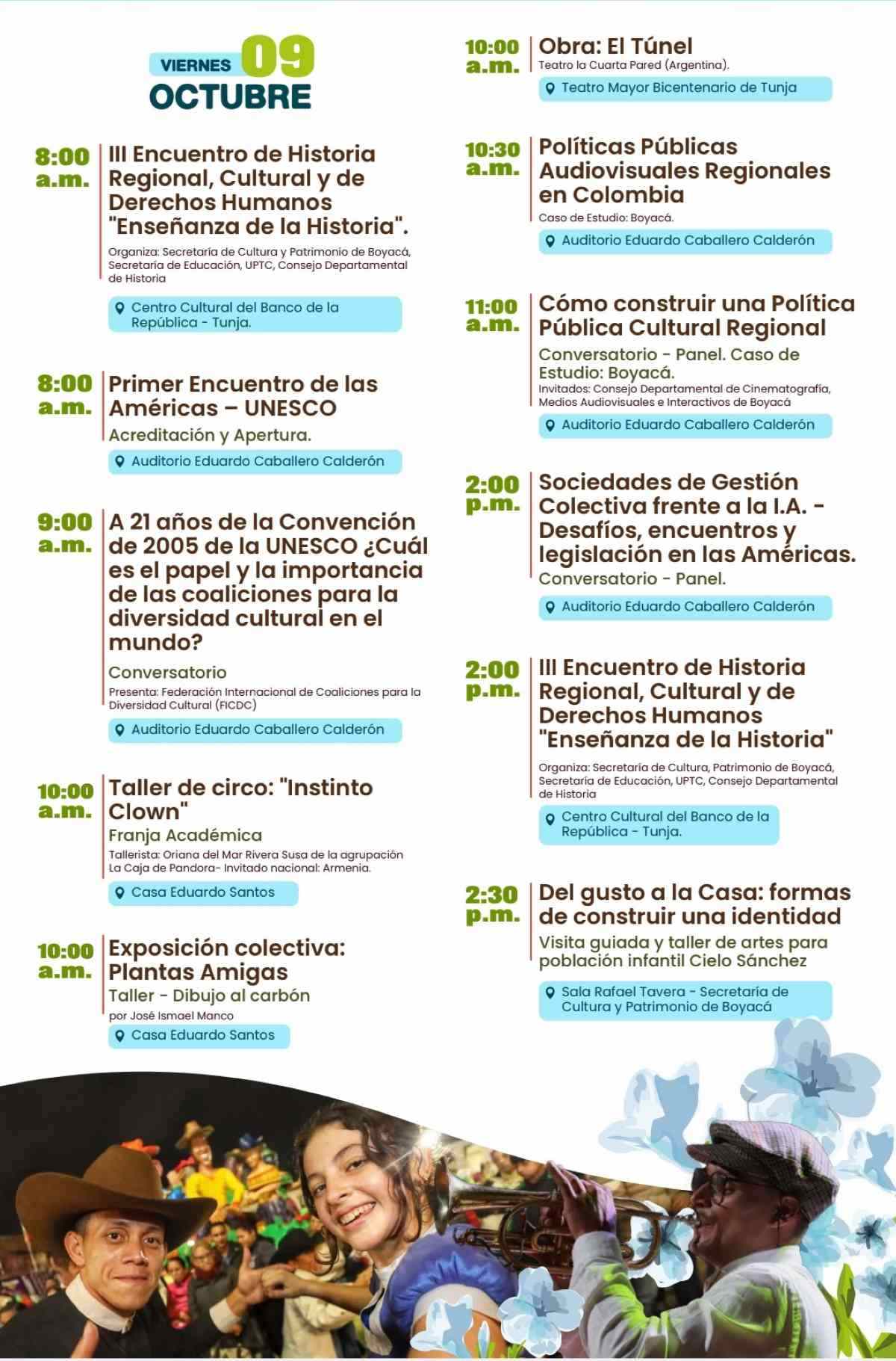 Programación FICC 2026 (Viernes 9 de octubre)